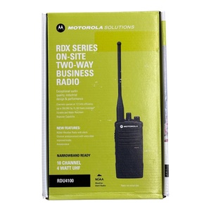 Motorola EDU4100 10 Channel 4 Watt UHF Two-Way Business Radio New in Box