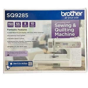 Brother SQ9285 Computerized Sewing and Quilting Machine with Wide Table New