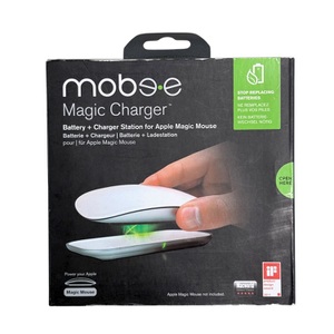 Apple magic charger Battery + Charger station for apple magic mouse in box (mous