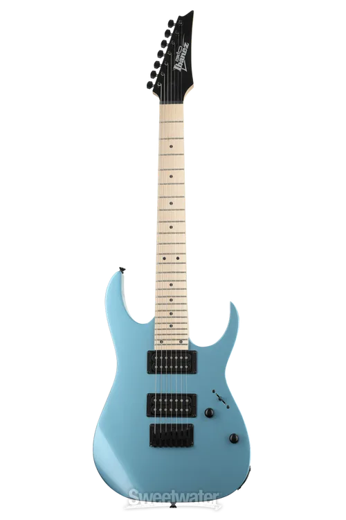 Ibanez GI0 7-String Electric Guitar (Metallic Light Blue)