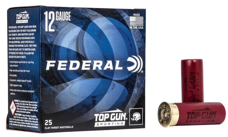 Federal Top Gun 12 Gauge 7.5 Shot 2-3/4 in 1250 fps 25rds